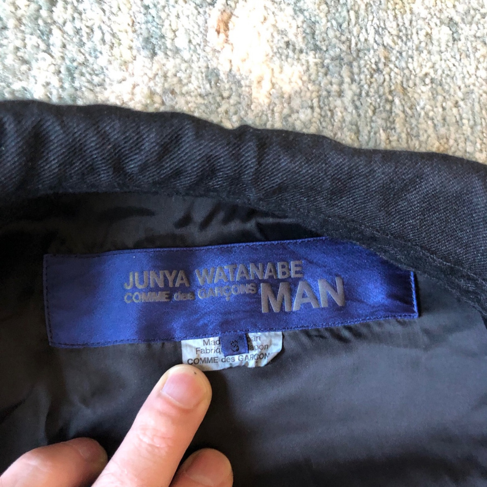 Junya Watanabe Man Leather Jacket Sz Small - Picture 7 of 8